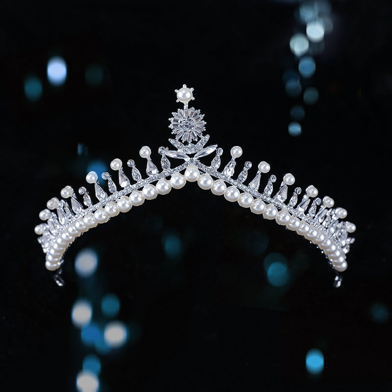 Bridal Crown Baroque Pearl High-end Luxury Headband