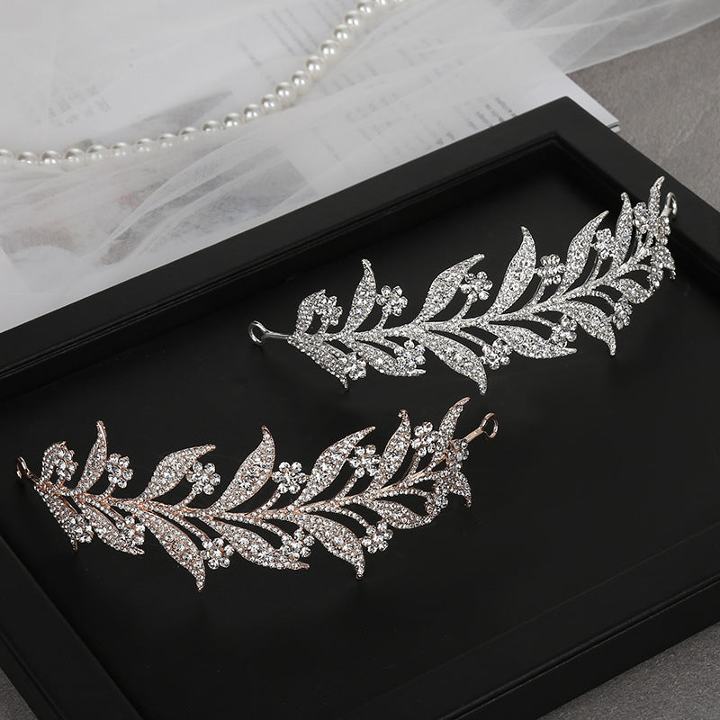 Alloy Paved White Rhinestone Bridal Wedding Accessories