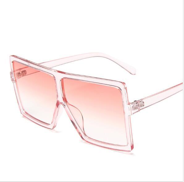 Oversized Women Sunglasses Square Brand Designer Big Frame