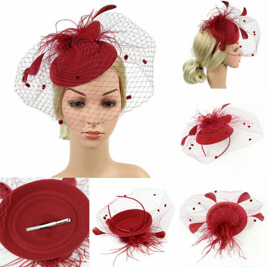 European And American Bridal Wedding Net Yarn Hair Accessories Fashion Headband Headdress