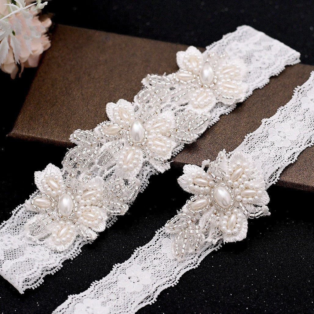 Western-style Wedding Accessories Bridal Garter Sexy Lace Collar Leg Sleeve Thigh Ring