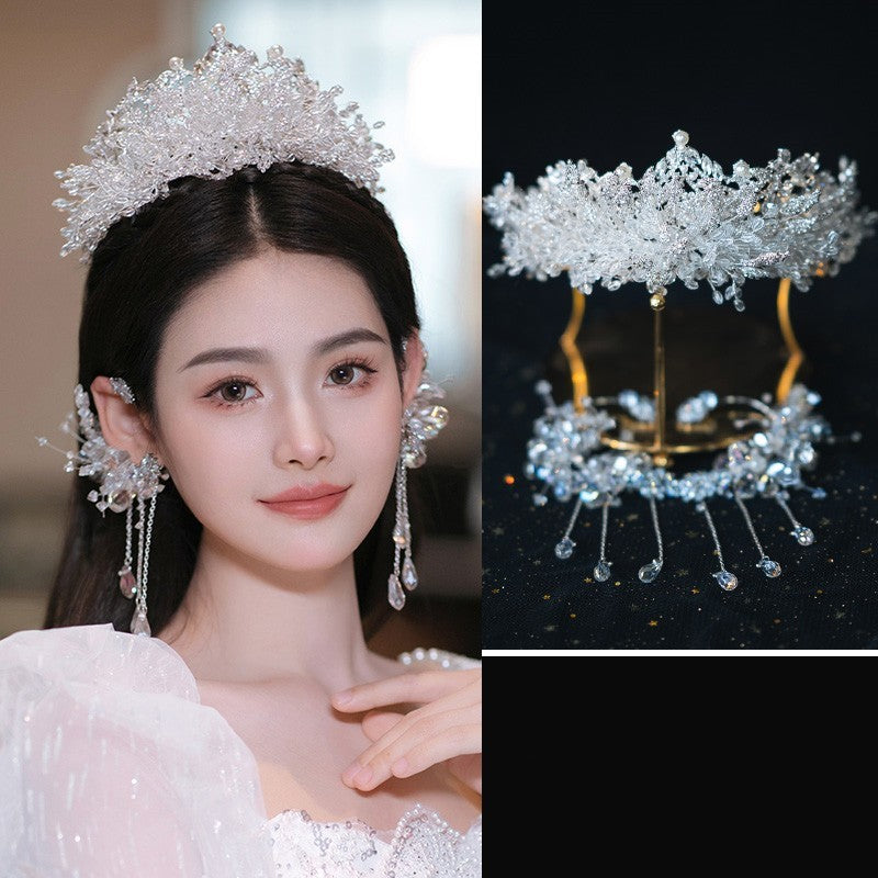 Handmade Crown Luxury Beaded Wedding Wedding Dress Hair Accessories