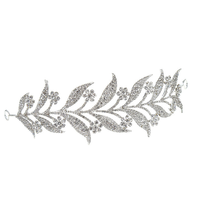 Alloy Paved White Rhinestone Bridal Wedding Accessories