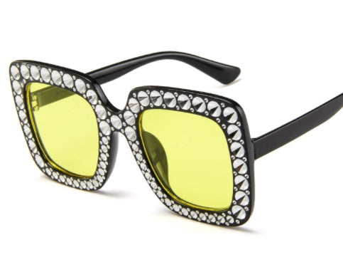 Square diamond sunglasses