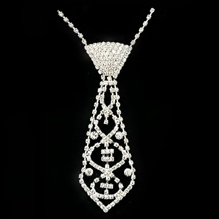 Rhinestone Tie Wedding Dress Accessories