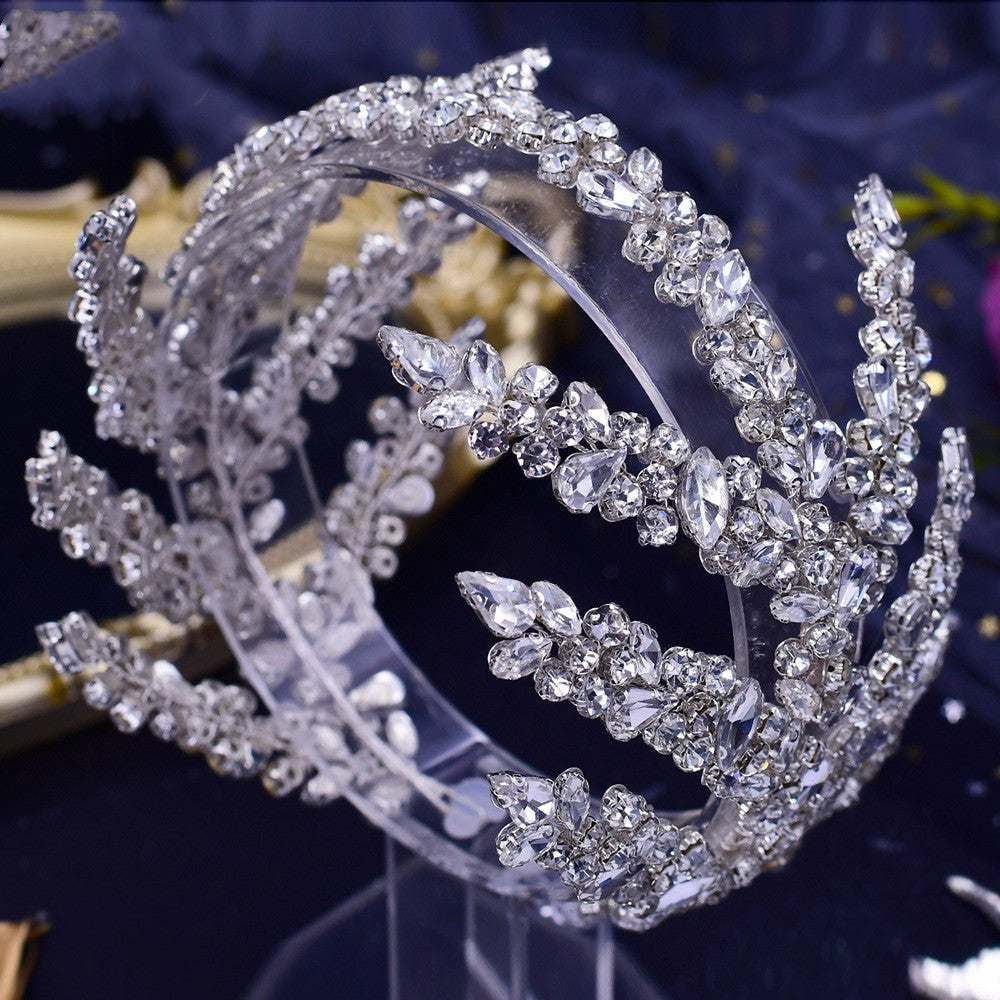 Women's European And American Wedding Hair Accessories With Diamond Headband