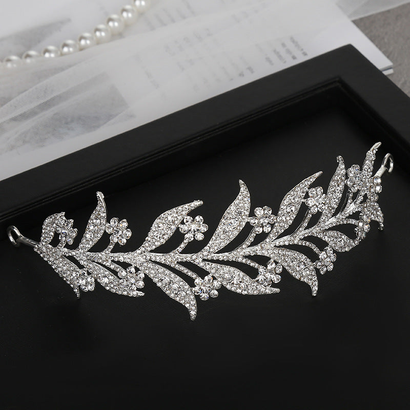 Alloy Paved White Rhinestone Bridal Wedding Accessories