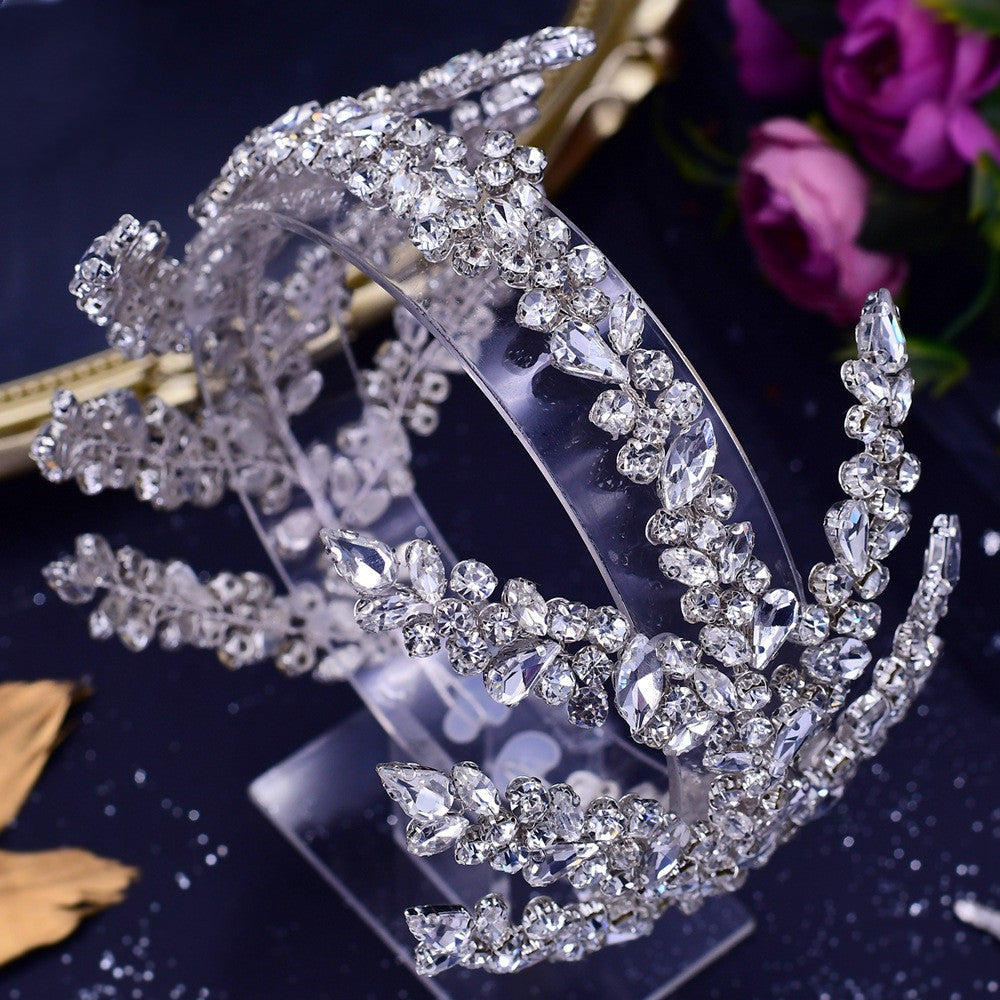 Women's European And American Wedding Hair Accessories With Diamond Headband