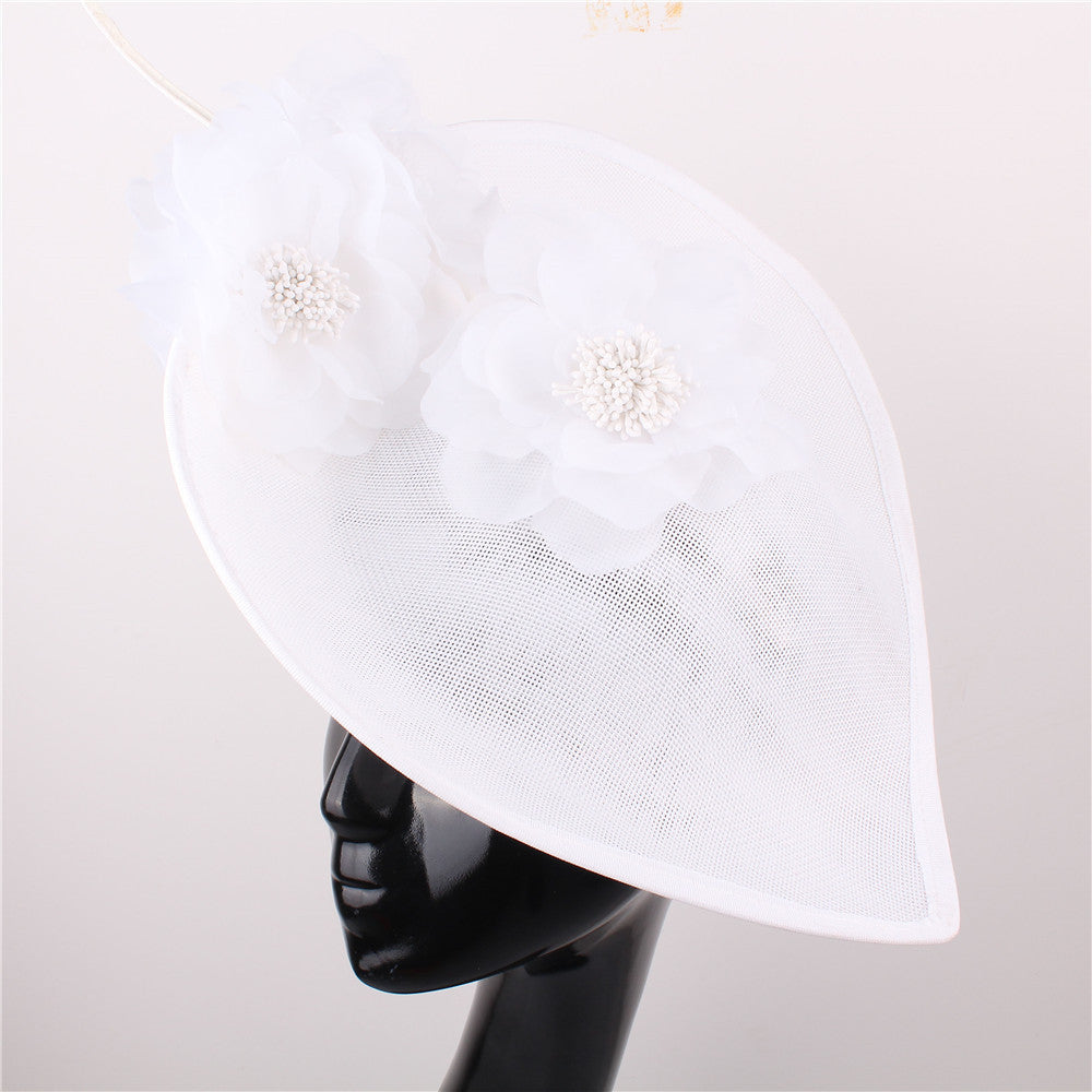 Accessories Feather Headdress Banquet Net Yarn Hair Accessories Photo Hat