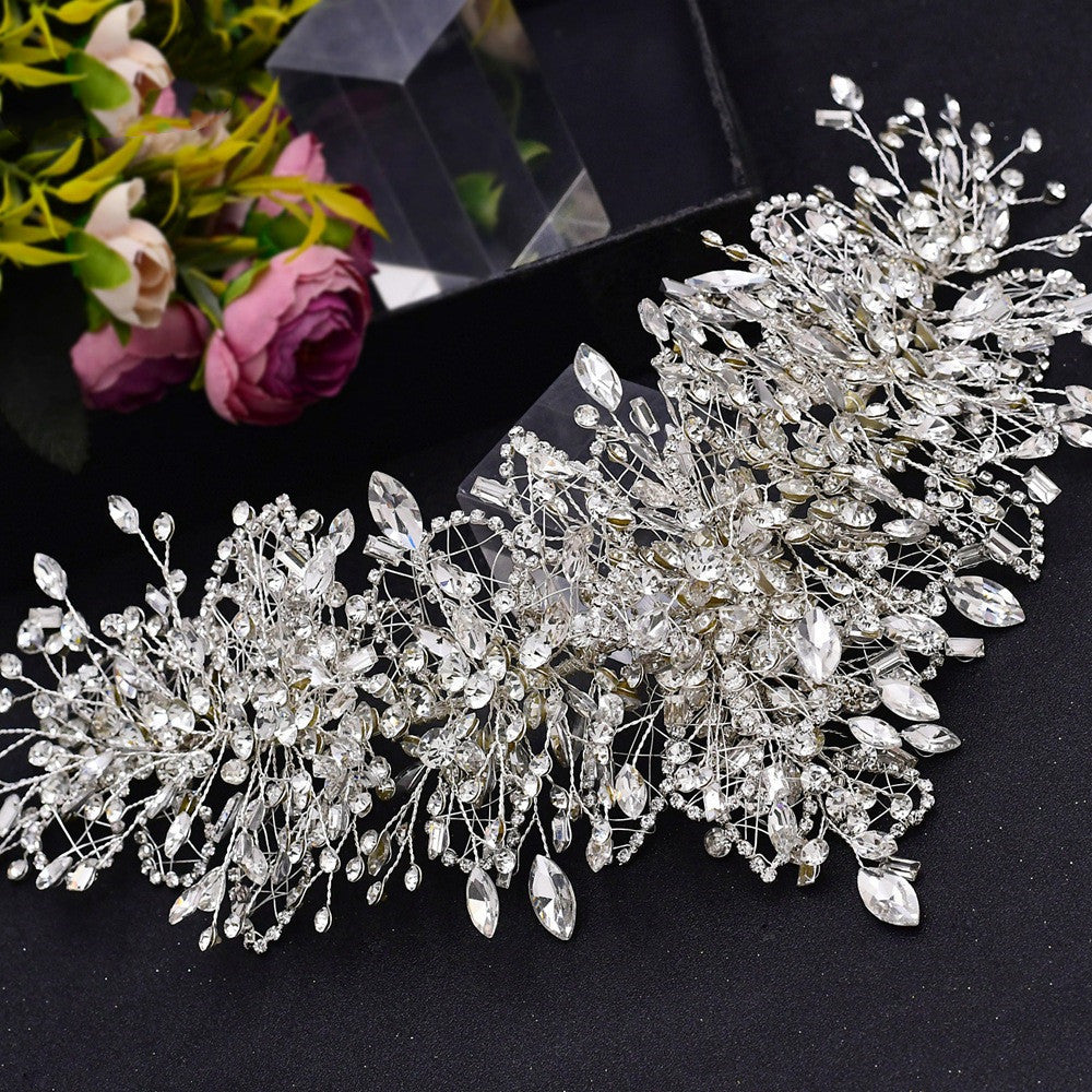 Bridal Tiara Wedding Crystal Crown Handmade Accessories